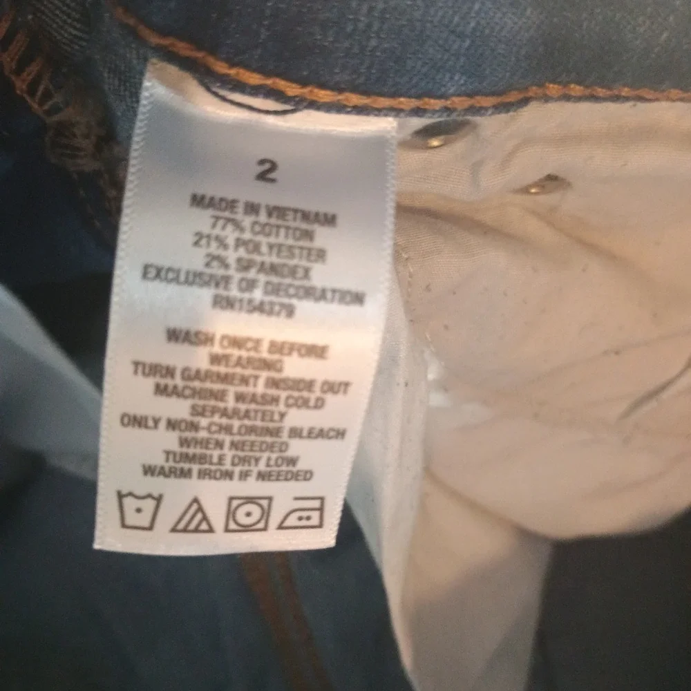 Aeropostale Women's Sz 2 High Rise Jegging Denim Stretch Skinny Jeans 25x28 Aero